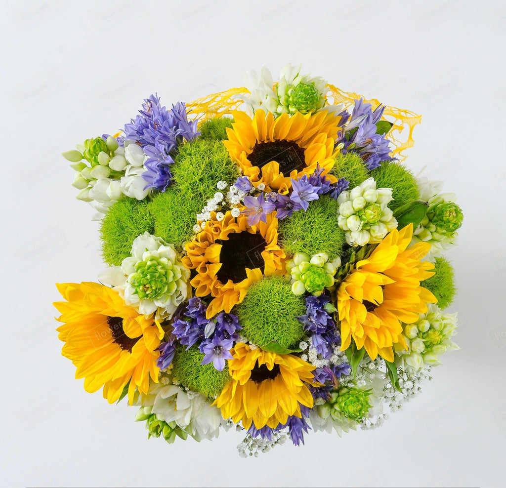 VITALITA' - Girasoli, ornitogallo, green trek e fiori di Fabiola