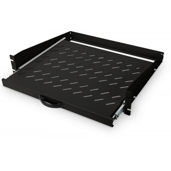 Digitus 2U extendible shelf for cabinets from 450 mm depth [DN-19-TRAY-2-450-SW]