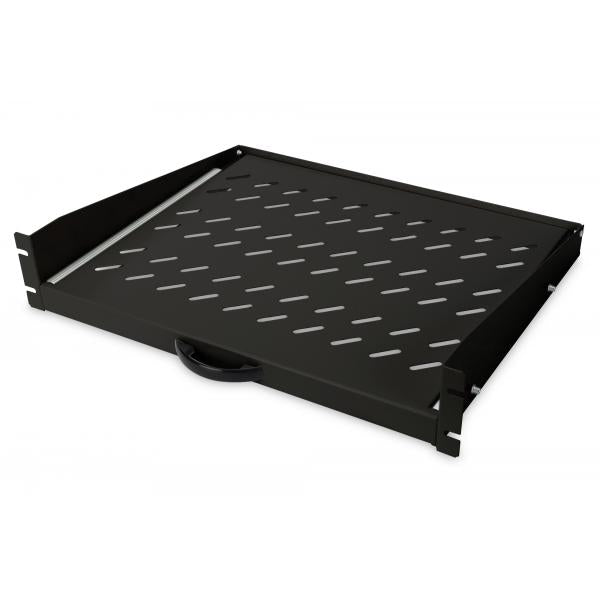 Digitus 2U extendible shelf for cabinets from 450 mm depth [DN-19-TRAY-2-450-SW]