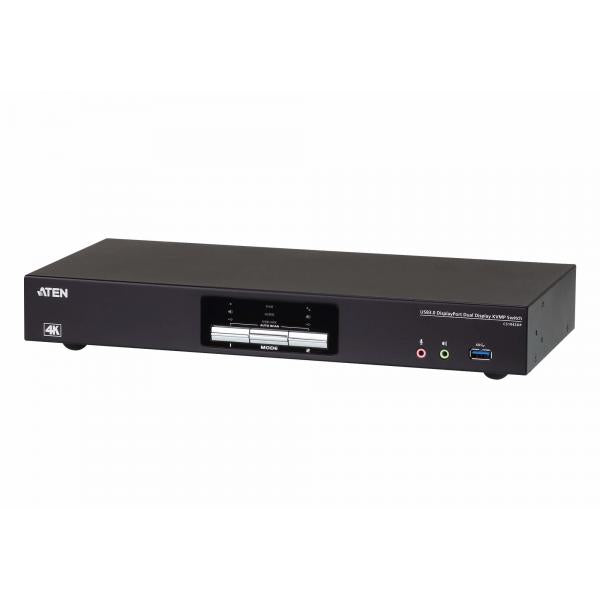Aten 2P USB3.0 DisplayPORT Dual View KVMP SW [CS1942DP-AT-G]