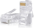 CONNETTORI TRASPARENTI 50 PZ. 8P8C [SN21405]