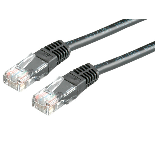 ROLINE CAVO DI RETE UTP PATCHCORD CAT.5E/CLASSE D, NERO, 1M [21.15.0535]