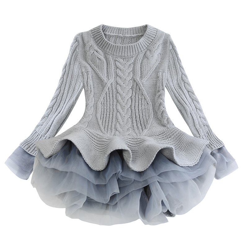 Elegante abitino caldo per bambina