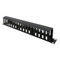 VALUE PIASTRA GESTIONE CAVI, 40X80MM, NERO [26.99.0306]
