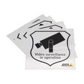 AXIS E645SURVEILLANCE STICKER ENG 10PCS - PROMO FINO AD ESAURIMENTO SCORTE [5502-811]
