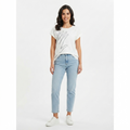 Bomboogie T-shirt da donna in cotone con scollo  giro TW9519JIN6 01 panna