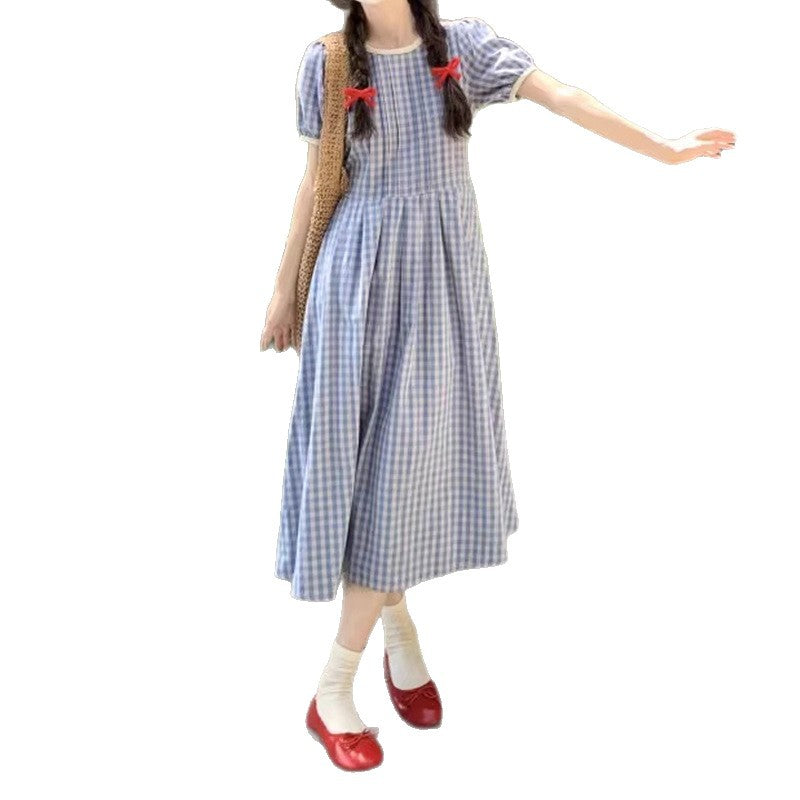 Abito corto in stile retrò, stile pastorale e stile Mori