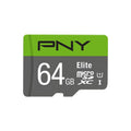 PNY Elite 64 GB MicroSDXC Classe 10 [P-SDUX64U185GW-GE]