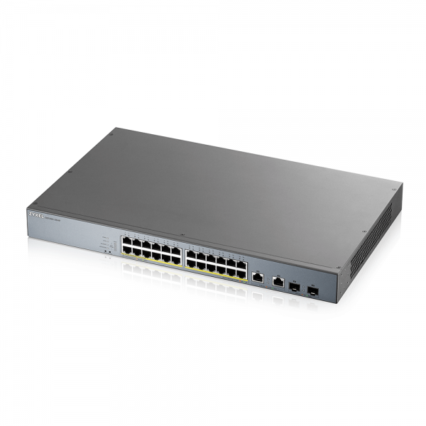 Zyxel GS1350-26HP-EU0101F switch di rete Gestito L2 Gigabit Ethernet (10/100/1000) Supporto Power over Ethernet (PoE) Grigio [GS1350-26HP-EU0101F]