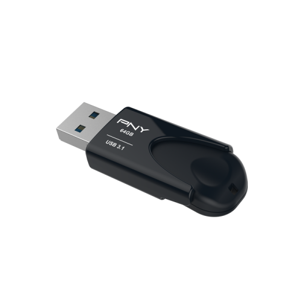 PNY Attaché 4 unità flash USB 64 GB USB tipo A 3.2 Gen 1 (3.1 Gen 1) Nero [FD64GATT431KK-EF]