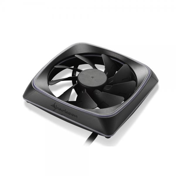 Sharkoon RGB SHARK Lights Case per computer Ventilatore 12 cm Nero [SHARKLIGHTSRGBFAN]