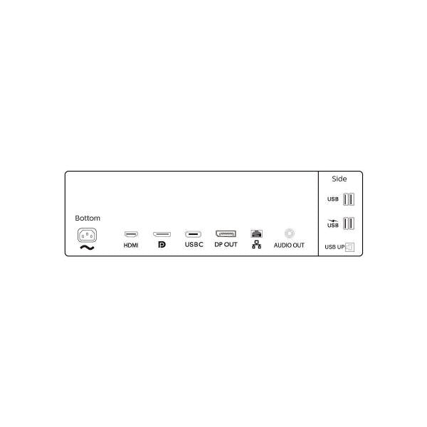 PHILIPS MONITOR CURVO 34 LED VA 21:9 3440X1440 500 CD/M, DP/HDMI, USB-C, WEBCAM, ALTEZZA, MULTIMEDIALE [346P1CRH]