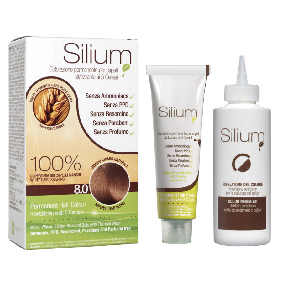 SILIUM COLORAZIONE CREMA BIONDO CHIARO NATURALE 8.0