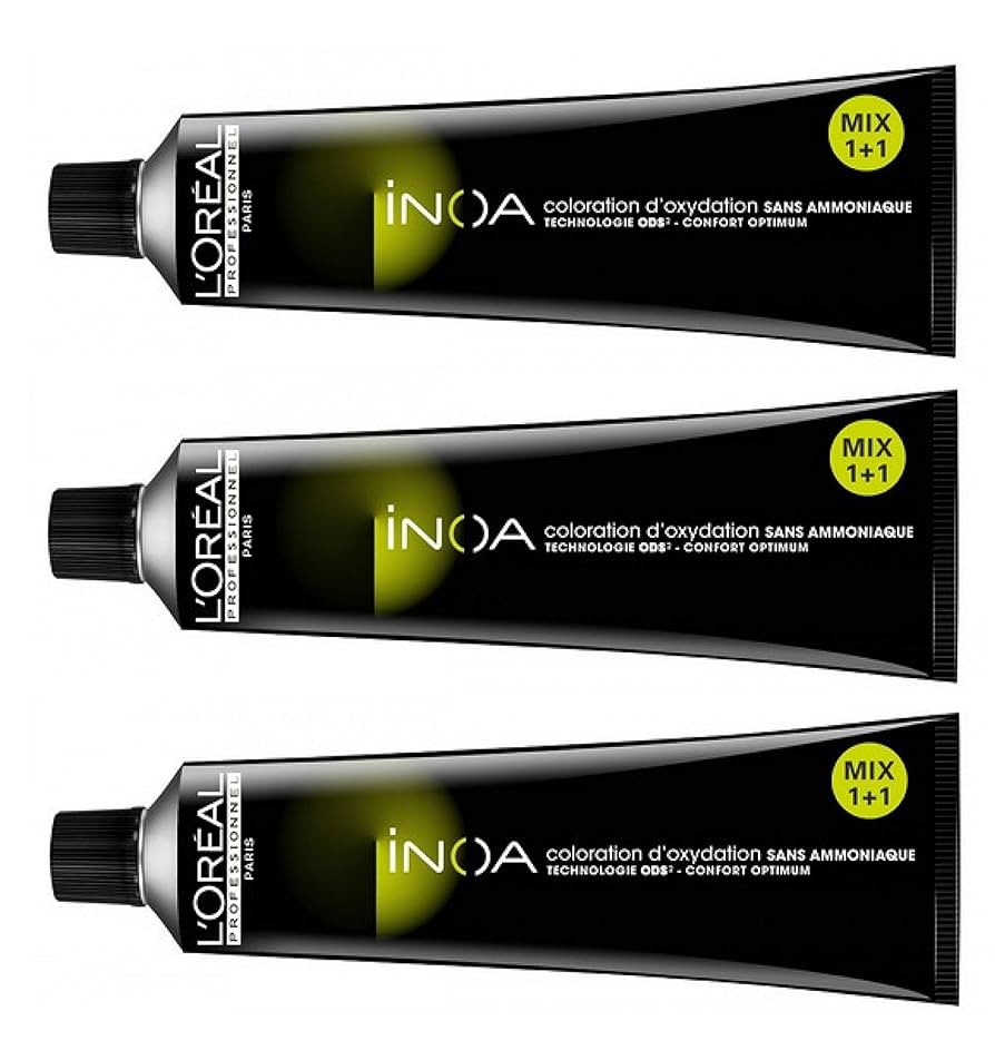 L'OREAL PROFESSIONNEL INOA CASTANO CHIARO 5 3 PEZZI