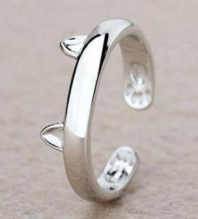 Set di anelli "Classy Cat" in stile premium