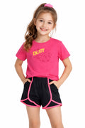 Champion Set Donna Maglietta e Pantaloncino 405377 PS038 - Rosa