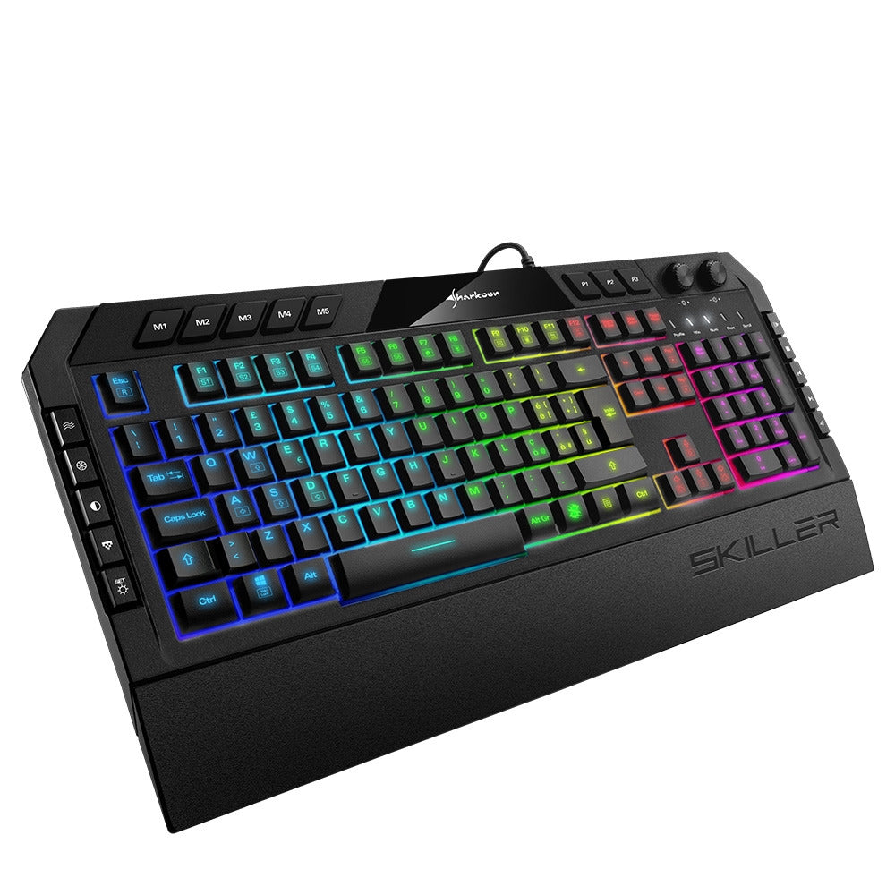 Sharkoon Skiller SGK5 tastiera USB Italiano Nero [SKILLERSGK5RGB]
