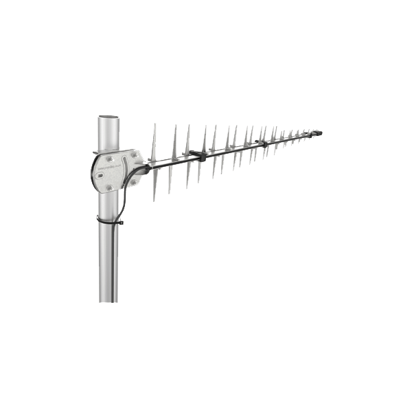 POYNTING - 2 LDPA-92 LTE/5G Antennas + a BRKT-33 Mounting Bracket - Ultra-Wide Directional High Gain Antenna. 692 - 3800 MHz.. 12 dBi. 7m HDF-195 SMA termination [A-LPDA-0092-LTE]