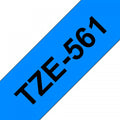 Brother TZE-561 nastro per etichettatrice Nero su blu [TZE561]