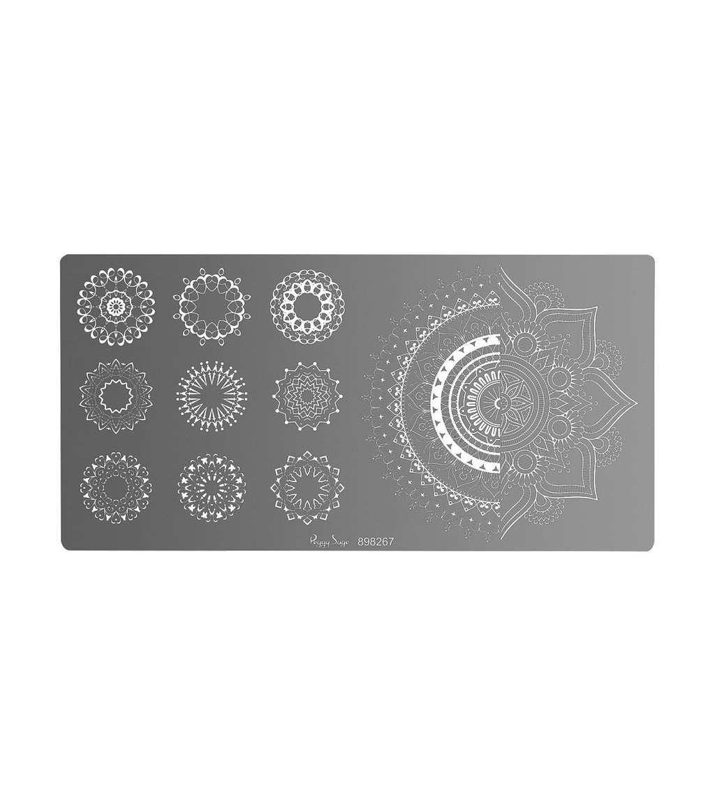 PEGGY SAGE  TAVOLA DI STAMPING NAIL ART MANDALA