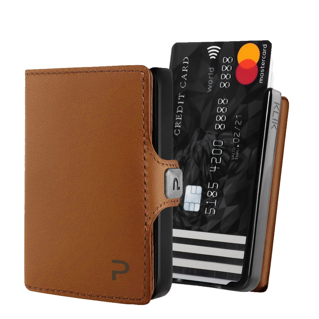 KLIK Mini con portamonete Mirum Cognac