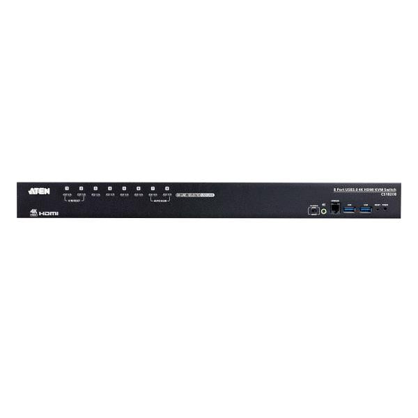 Aten Switch KVM HDMI 4K USB 3.0 a 8 porte [CS18208-AT-G]