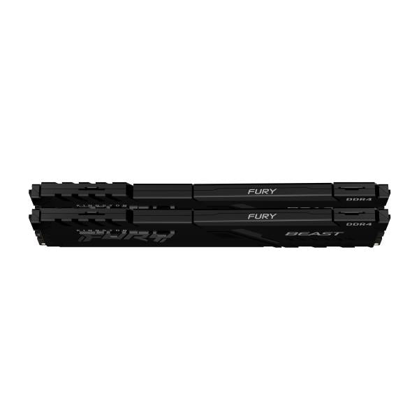 Kingston Technology FURY Beast 16GB 3200MT/s DDR4 CL16 DIMM (Kit da 2) Black [KF432C16BBK2/16]
