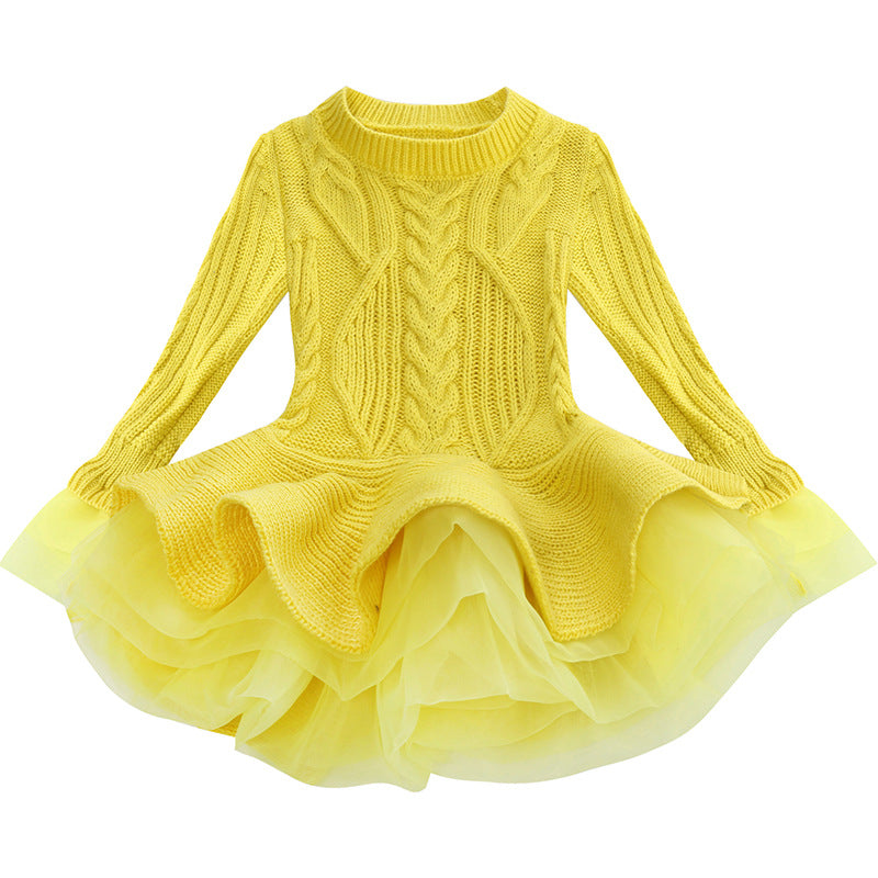 Elegante abitino caldo per bambina