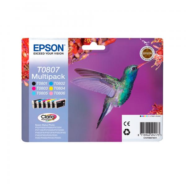 Epson Hummingbird Multipack a 6 colori [C13T08074011]