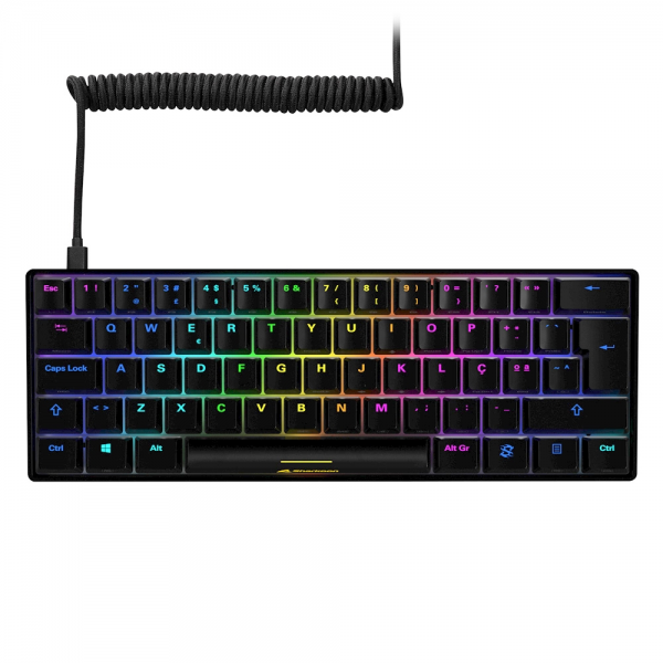 Sharkoon SGK50 S4 tastiera USB QWERTY Italiano Nero [SGK50S4BK]