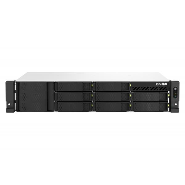 QNAP TS-873AeU-RP NAS Armadio (2U) Ryzen Embedded V1500B 4 GB DDR4 0 TB QuTS hero Nero [TS-873AEU-RP-4G]