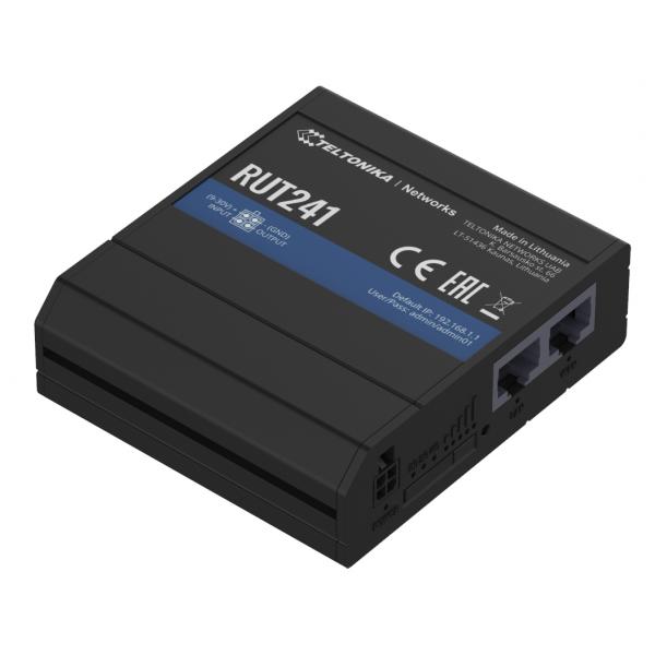 Teltonika- RUT241 eSIM INDUSTRIAL 4G eSIM ROUTER [RUT241200000]