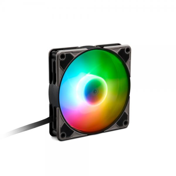 Sharkoon SilentStorm 120 PWM Case per computer Ventilatore 12 cm Trasparente 1 pz [SILENTSTORM120PWMRGB]
