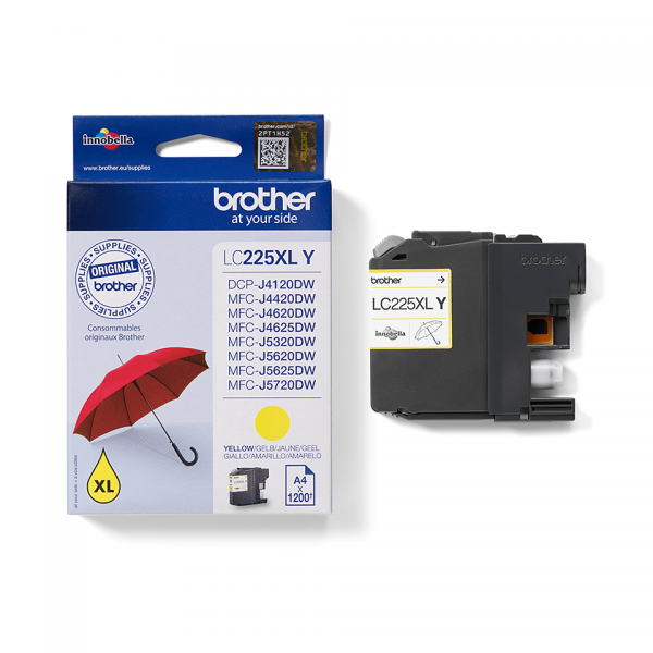 Brother LC225XLY cartuccia d'inchiostro 1 pz Originale [LC225XLY]