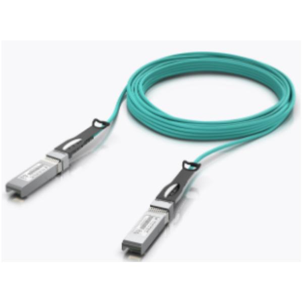 Ubiquiti - Long-range SFP+ direct attach cable with a 10 Gbps maximum throughput rate. [UACC-AOC-SFP10-30M]