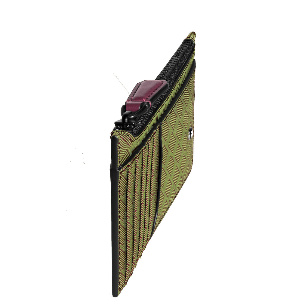 Montblanc porta carte 8 scomparti con cerniera Extreme 3.0 multi lime/cassis 199400