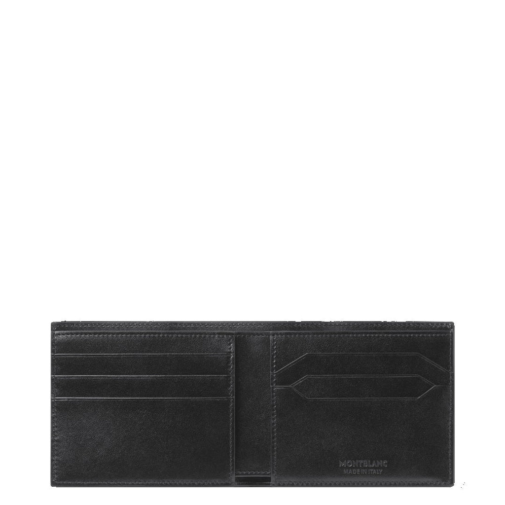 Montblanc portafoglio Meisterstück 6 scomparti nero 198308