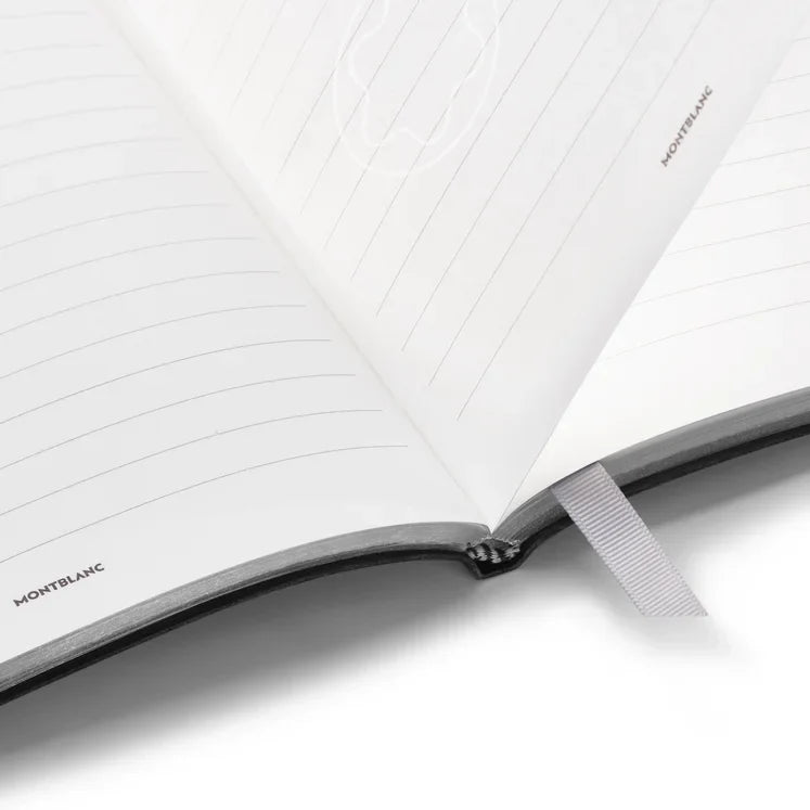 Montblanc blocco note #146 piccolo a righe nero 113294