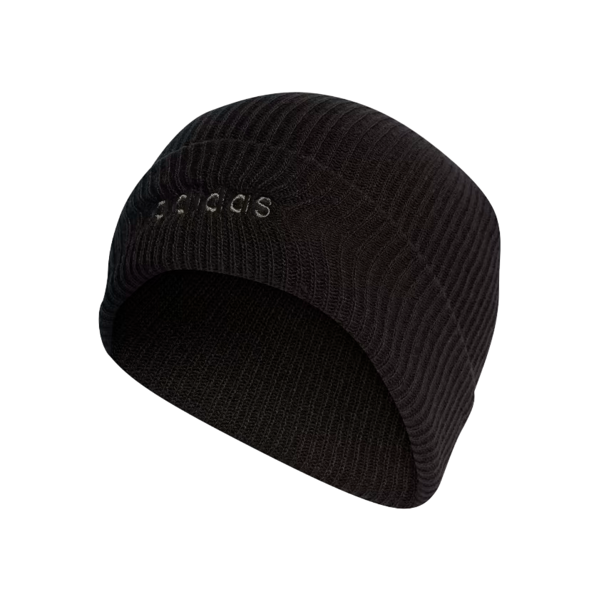 Adidas Cappello Classico IB2649 Unisex - Morbido e Caldo a Costine con Scritta Ricamata - Colore Nero