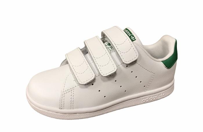 Adidas Originals Stan Smith CF I Lifestyle Sneakers Bambino Bianco Verde - BZ0520