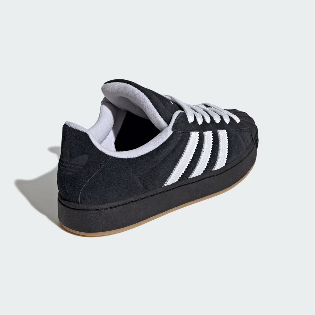 Adidas Originals Superstar ST Sneakers Uomo Nere Punta Conchiglia Pelle Scamosciata - KI3512