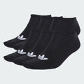 Adidas Originals calza unisex Liner JW5337 Nero - confezione da 6 paia