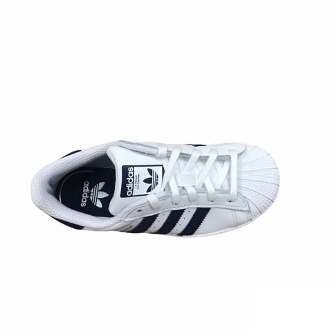 Adidas sneakers bassa per ragazzi Superstar C GZ2884 bianco-blu