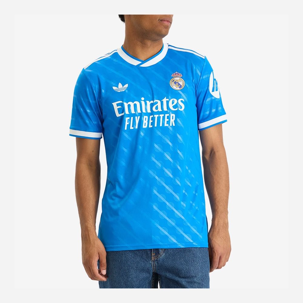 Adidas Maglia Real Madrid 3 Uomo Azzurra - JV5845