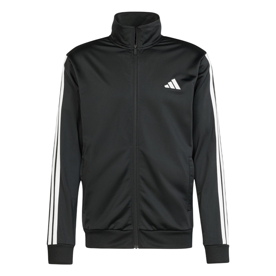 Adidas Tuta Sportiva Basic 3 Strisce Tricot Track Suit JI8858 Nero