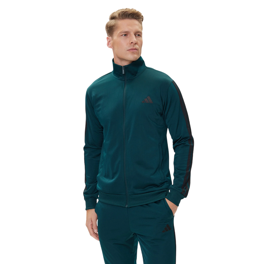 Adidas Tuta sportiva Basic 3 Strisce Tricot Track Suit JX5502 Aurora Ivy