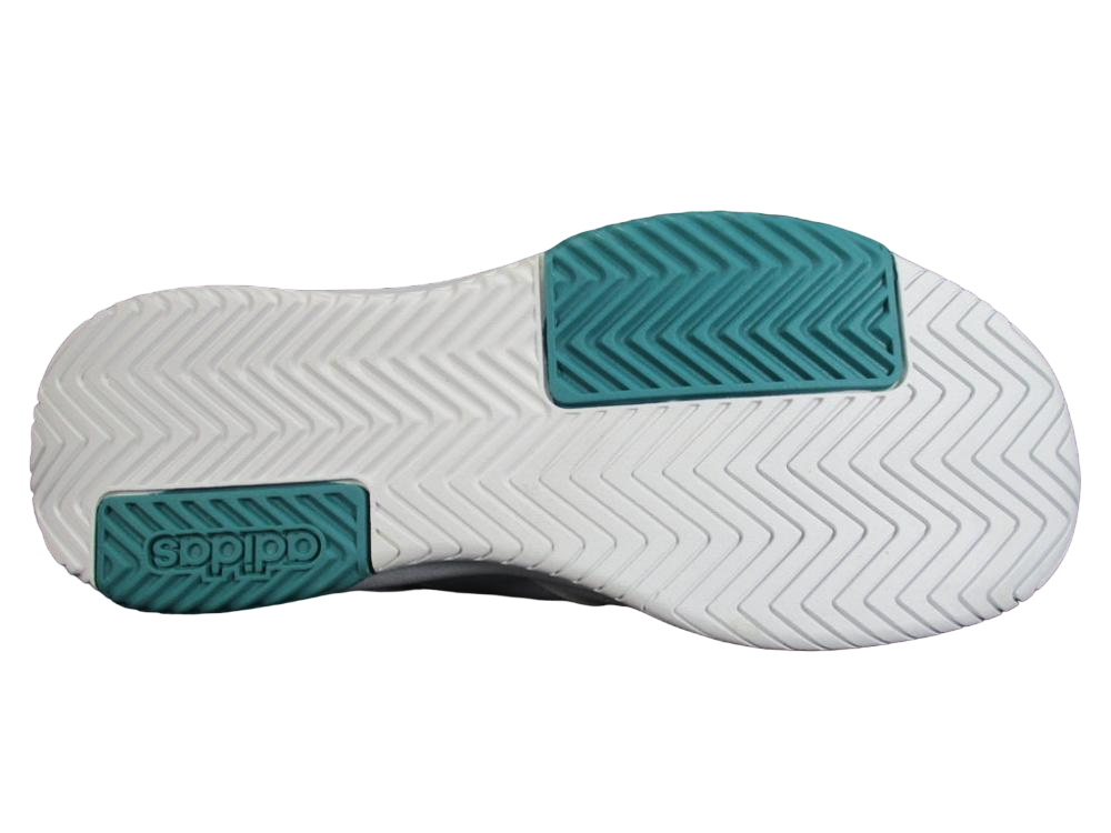 Adidas scarpa bassa da tennis da uomo Courtsmash F36715 white green