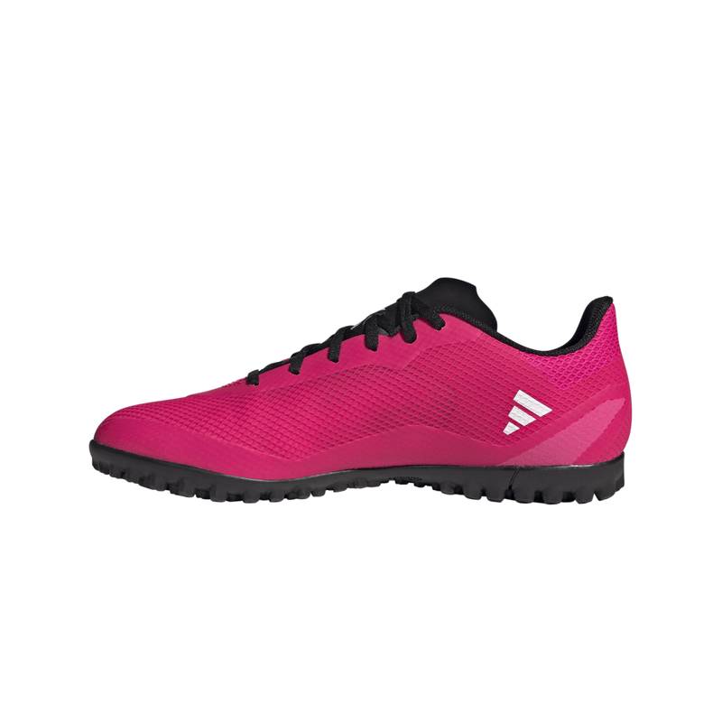 Adidas scarpa da calcetto unisex X Speedportal.4 TF GZ2445 rosa shock- bianco-nero