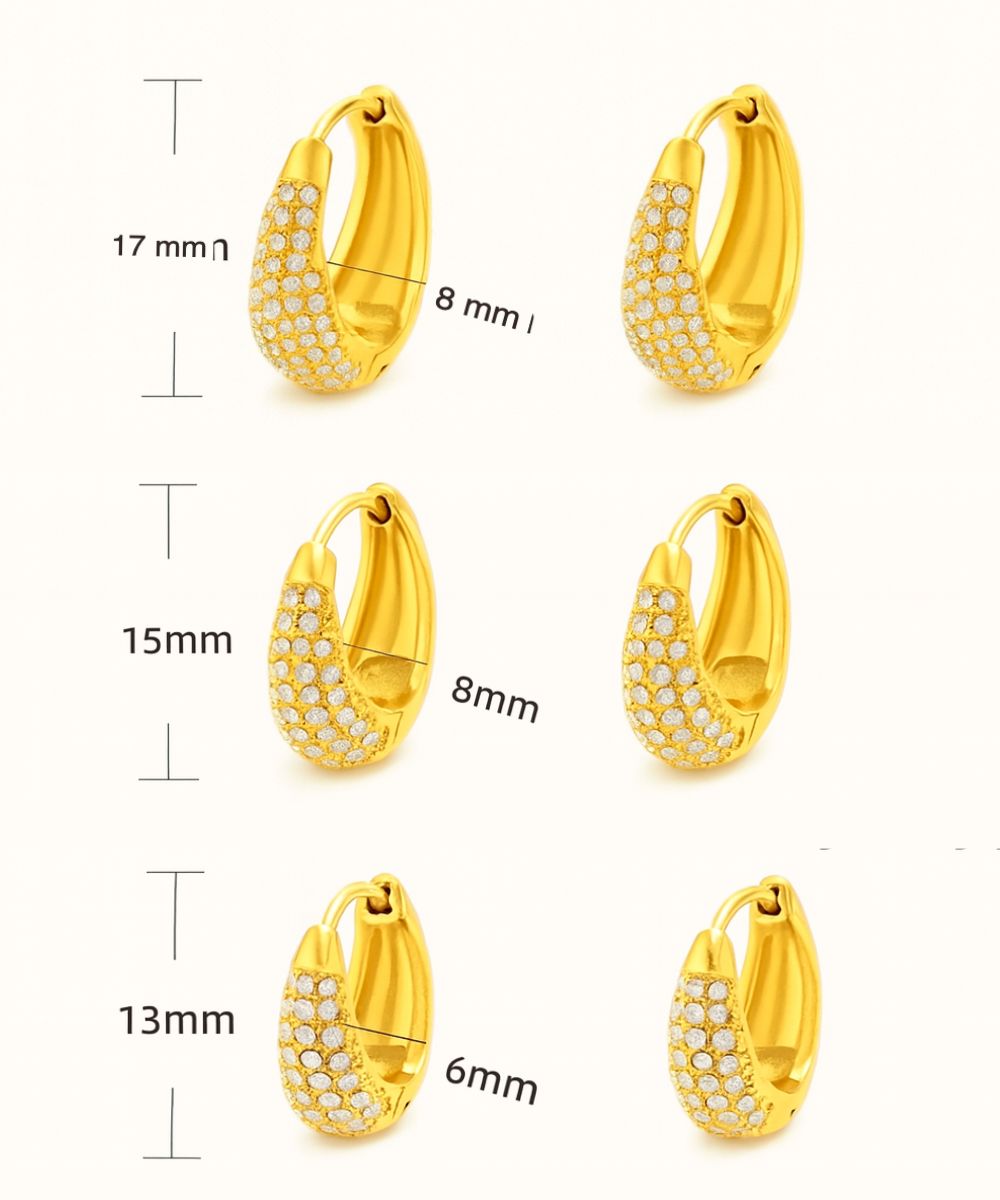 Orecchino Oval Lux
