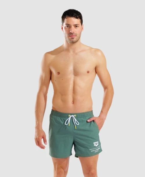 Arena Costume Pantaloncino Uomo Salvia - Graphic Beach 010891600